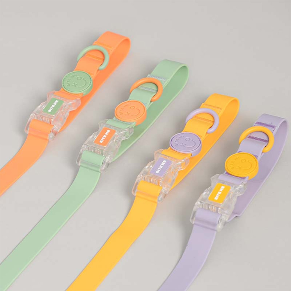 Bite Me Macaron Hands-free Waterproof Leash - Honey Yellow - S